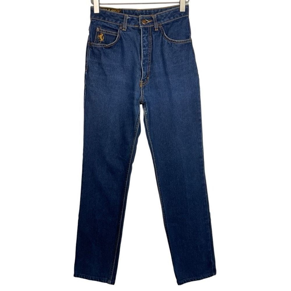 Style Auto Ferrari Vintage Slim Straight Denim Jeans 5/6